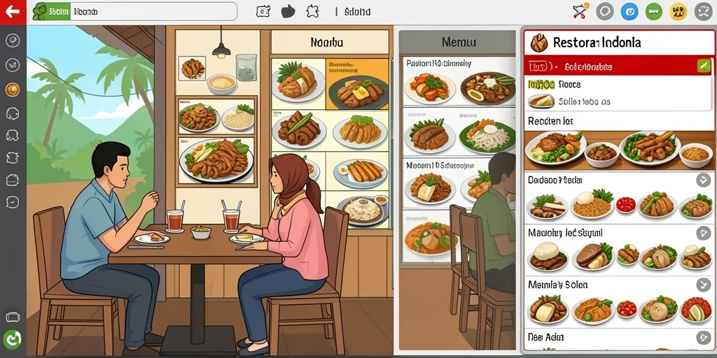 Tampilan antarmuka pengguna yang intuitif dan menarik.