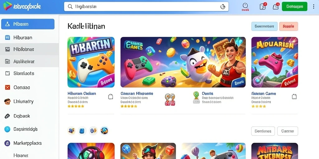 Screenshot menampilkan antarmuka utama aplikasi AMAVI88 yang user-friendly.