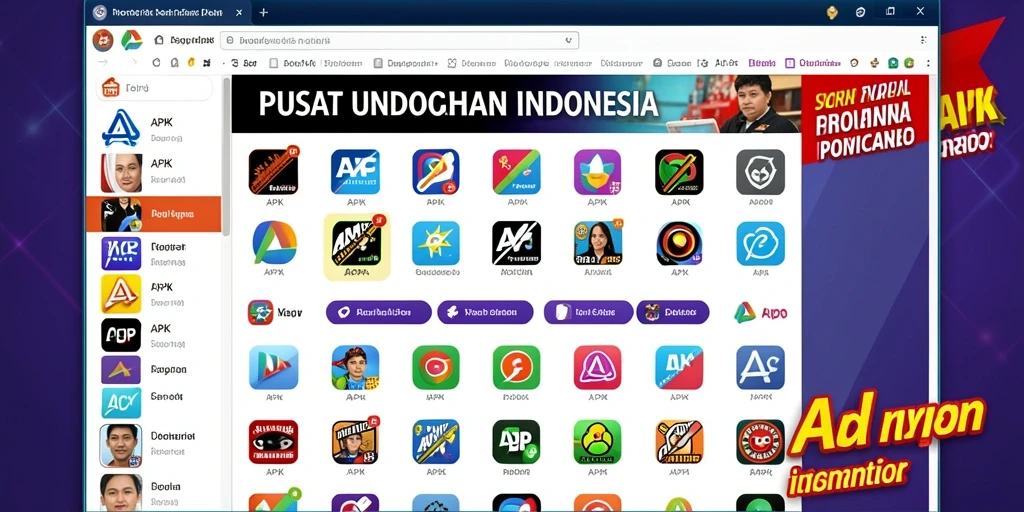 Tampilan menu utama yang menarik dan intuitif.