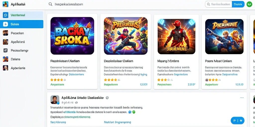 Tampilan antarmuka game yang ramah pengguna.