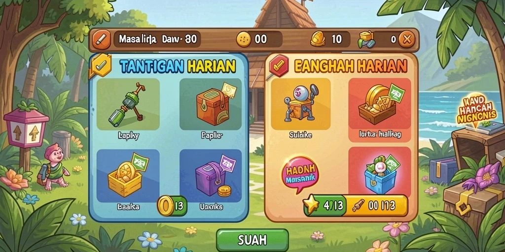 Tampilan antarmuka yang menarik dan user-friendly.