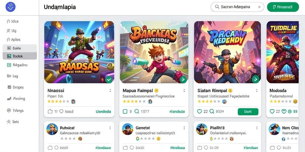 Tampilan antarmuka yang menarik dan user-friendly.