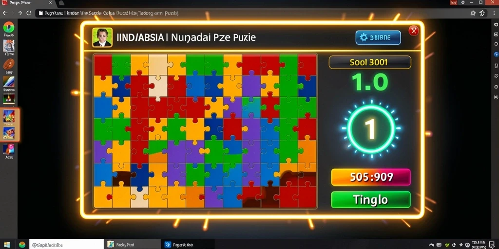 Tampilan awal permainan yang menawan dan penuh warna.