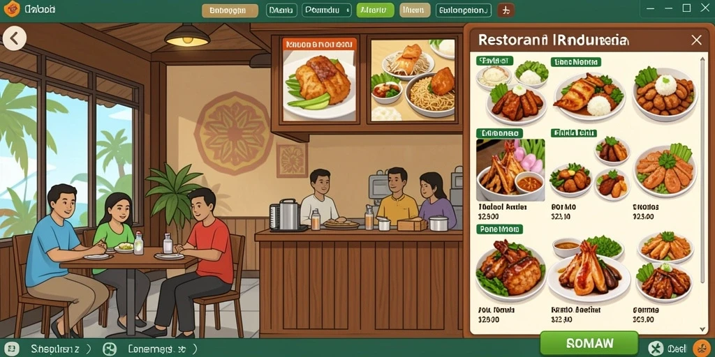 Tampilan antarmuka yang menarik dan user-friendly.