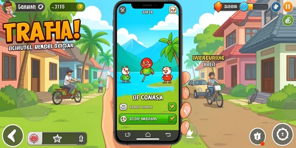 Screenshot menampilkan tampilan antarmuka permainan yang menarik.