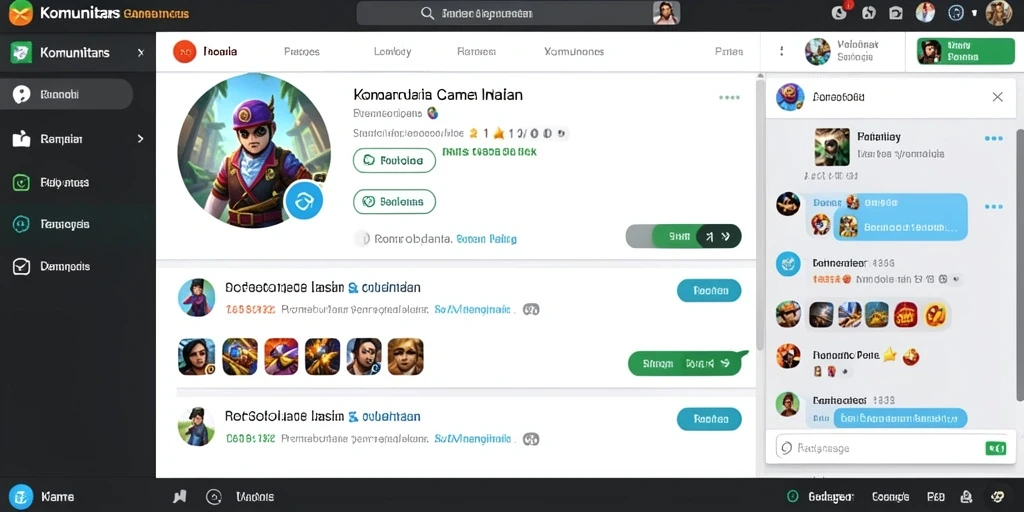 Tampilan antarmuka pengguna yang menarik.