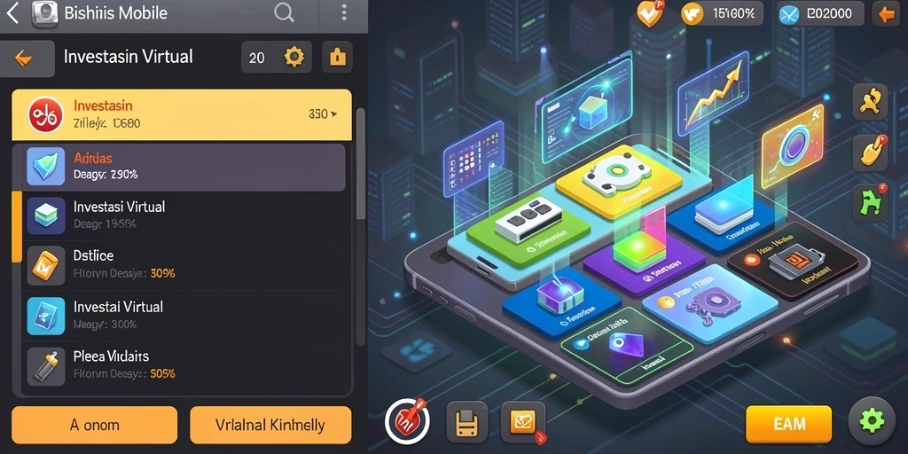 Screenshot menampilkan antarmuka permainan yang menarik.