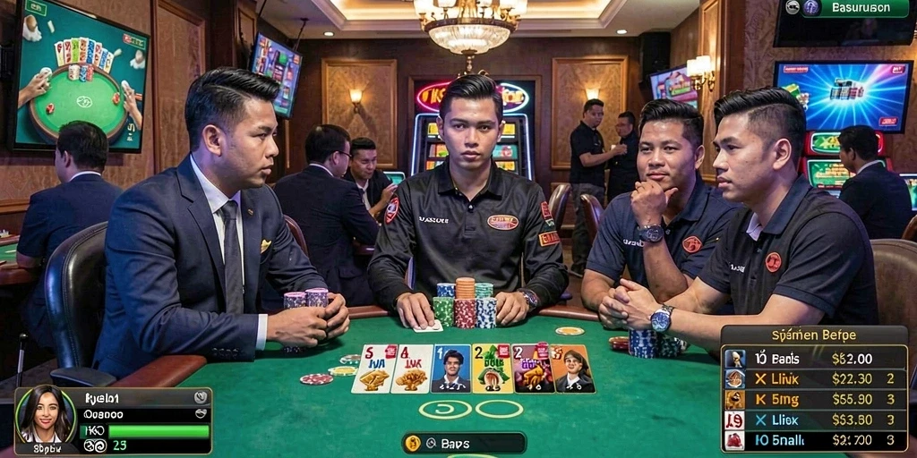 Tampilan grafis yang menarik dan penuh warna.