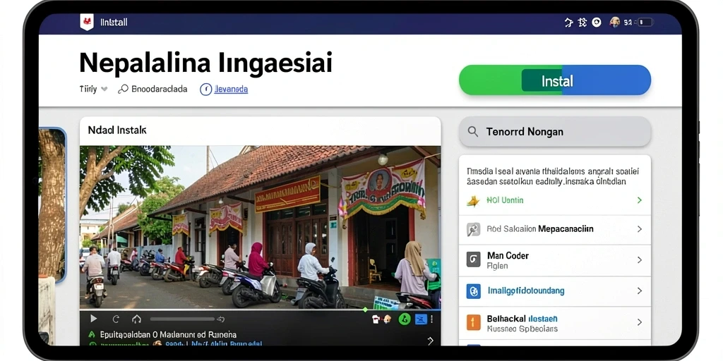Screenshot menampilkan karakter utama dalam misi.