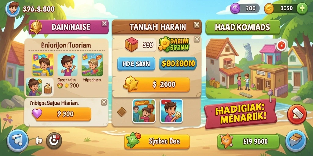 Tampilan antarmuka yang menarik dan mudah dinavigasi.