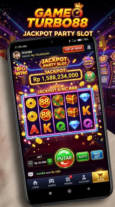 Cuplikan layar menu unduhan turbo88 untuk perangkat Android